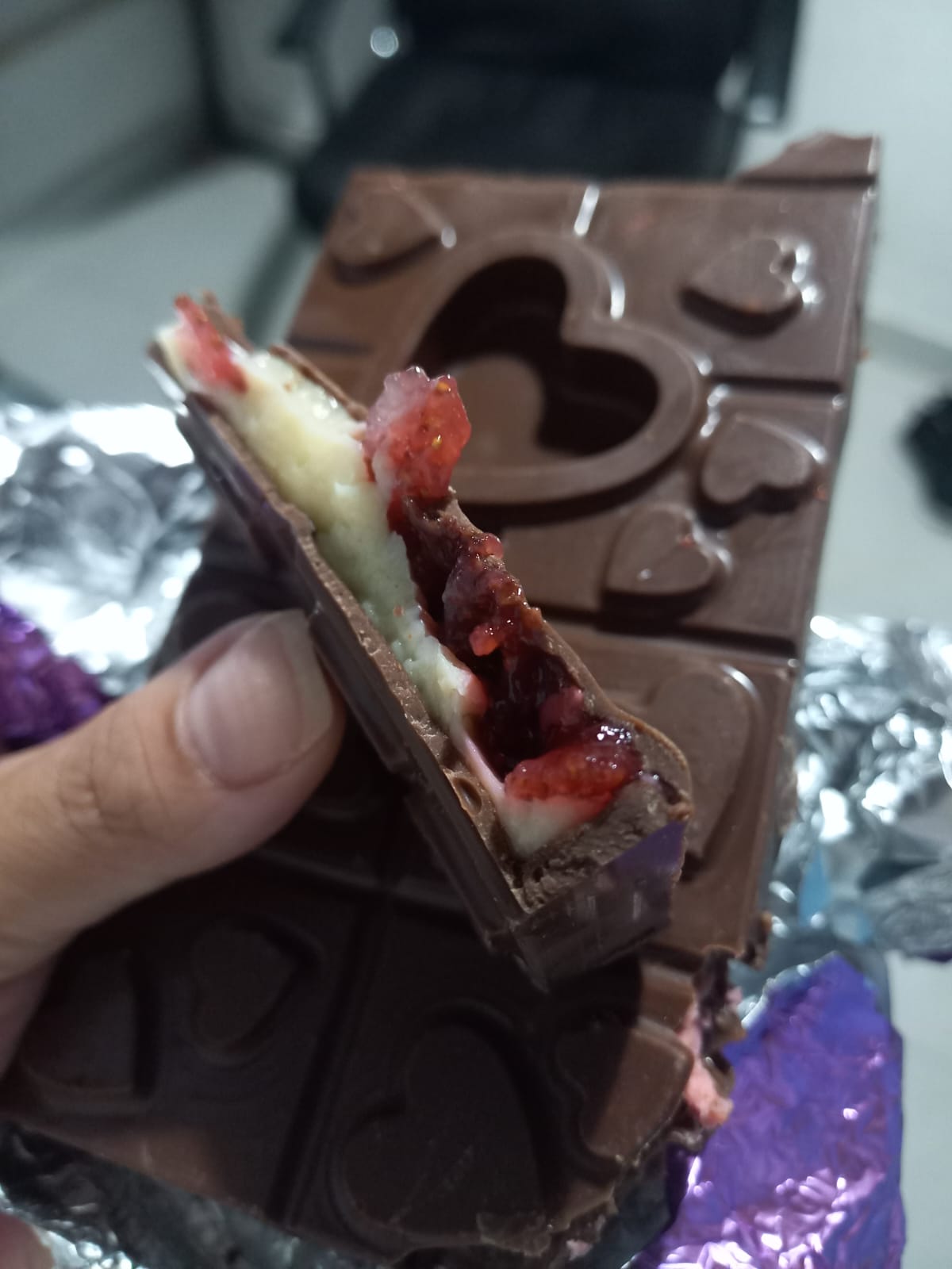 Barra Trufada de morango