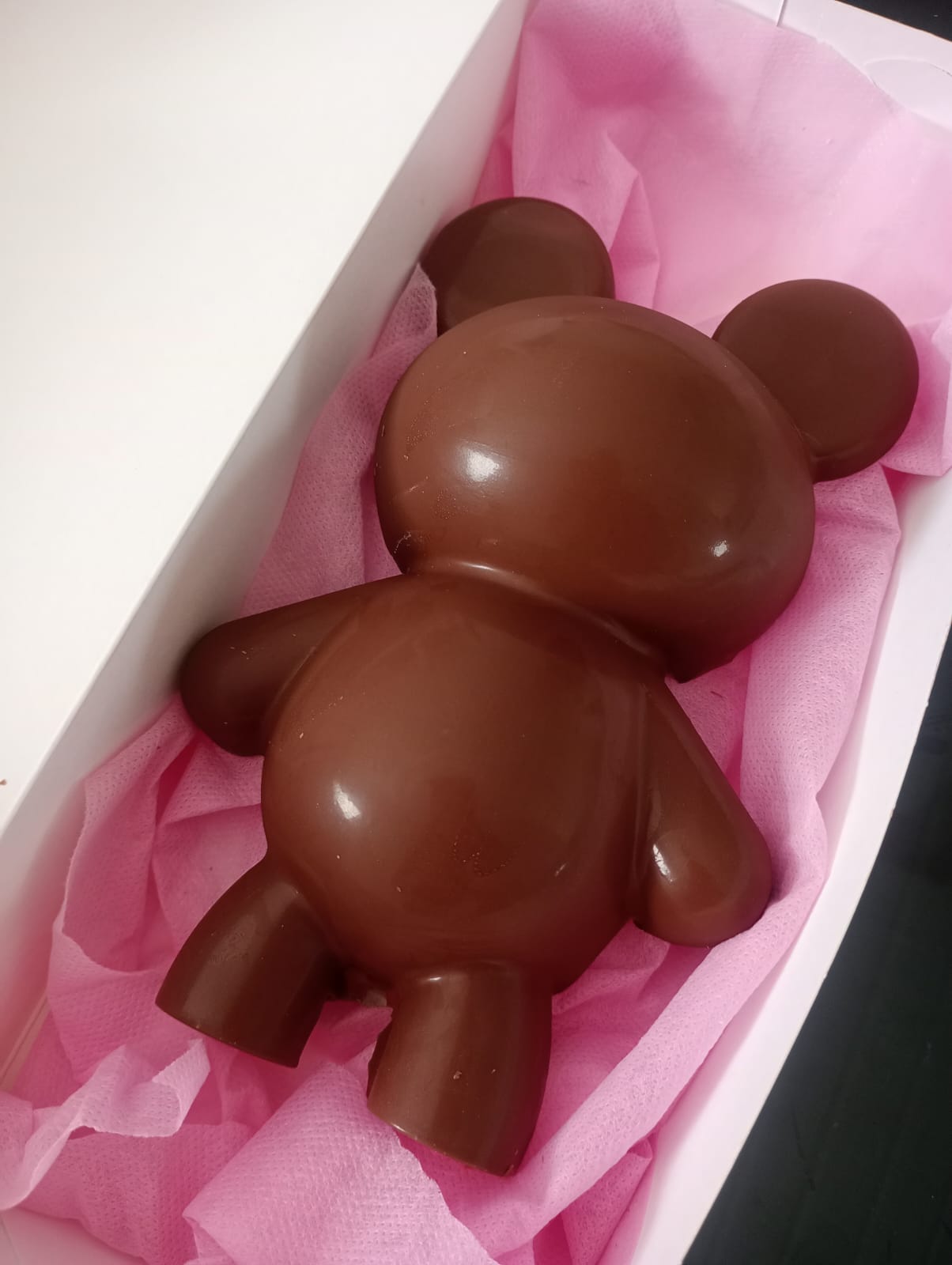 Urso de chocolate trufado